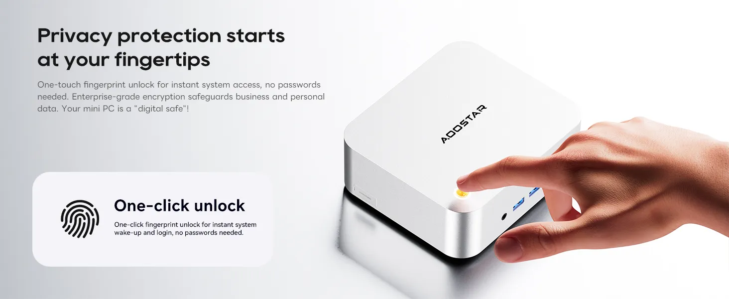 AOOSTAR MACO Mini PC AMD Ryzen 7 PRO 8845HS 8 Cores 16 Threads 32GB 1TB SSD/64GB 2TB SSD Windows 11 Pro WIFI6 BT5.2 Quad Screen Output Dual 2.5G LAN Mini Computer Desktop PC AOOSTAR MACO Mini PC AMD Ryzen 7 PRO 8845HS 8 Cores 16 Threads 32GB 1TB SSD/64GB 2TB SSD Windows 11 Pro WIFI6 BT5.2 Quad Screen Output Dual 2.5G LAN Mini Computer Desktop PC