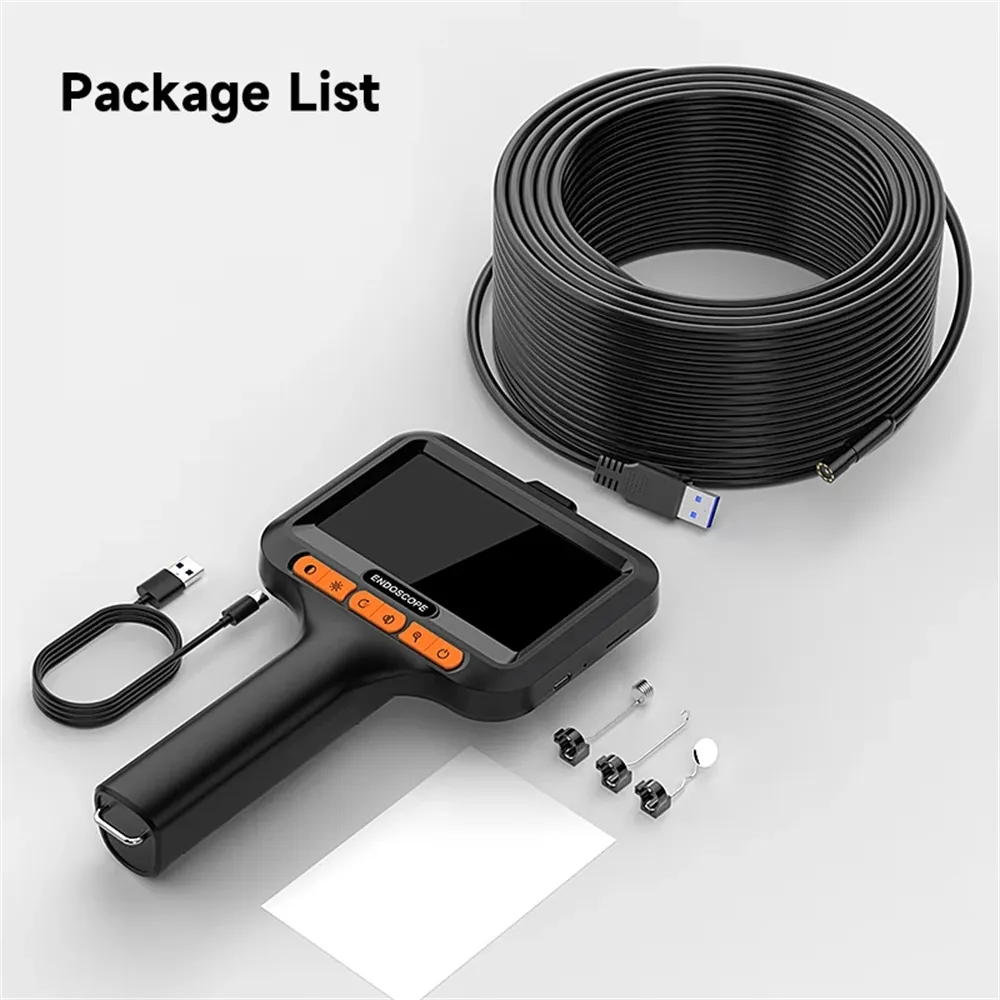4.3'' IPS Screen Industrial Handheld HD 1080P 8mm Endoscope 8 LEDs IP67 Waterproof Auto Repair Plumbing Maintenance Appliance Inspection T42-AV 4.3'' IPS Screen Industrial Handheld HD 1080P 8mm Endoscope 8 LEDs IP67 Waterproof Auto Repair Plumbing Maintenance Appliance Inspection T42-AV