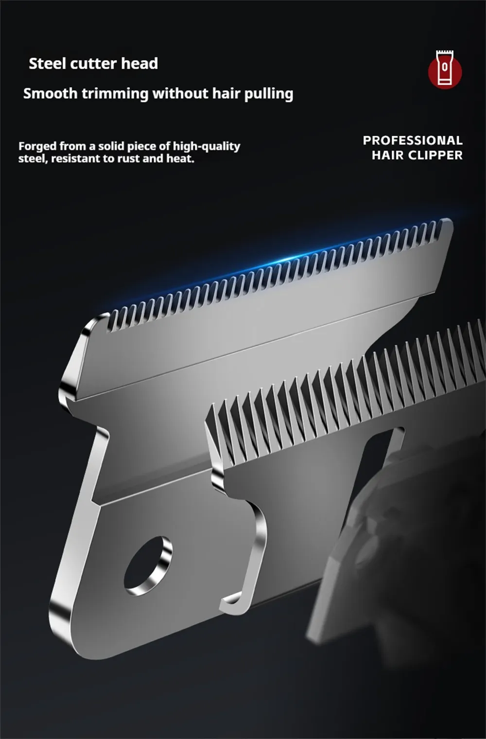 MARSKE MS-5065 Professional Hair Clipper High-Speed Motor LED Display Low Noise USB Rechargeable Long Battery Life Styling Tool
