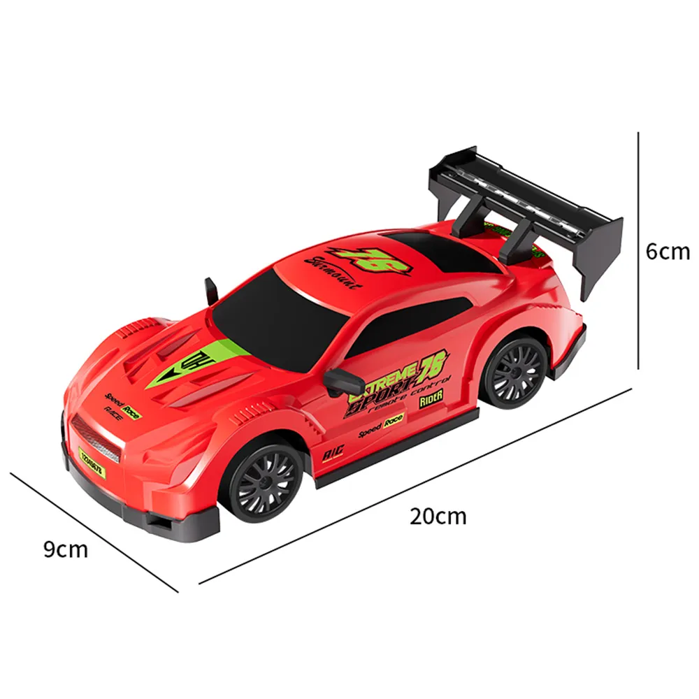 1/20 2.4G 4WD Drift RC Car GTR Mini Race LED Light High Speed Remote Control On-Road Racing Vehicles Models Boys Gifts Toys