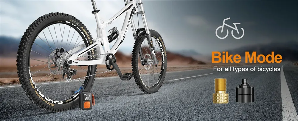 Portable Mini Air Pump 150PSI Electric Tire Inflator DC Motor Quiet Operation Compact Design for Bikes Motorcycles Sports Equipment Portable Mini Air Pump 150PSI Electric Tire Inflator DC Motor Quiet Operation Compact Design for Bikes Motorcycles Sports Equipment