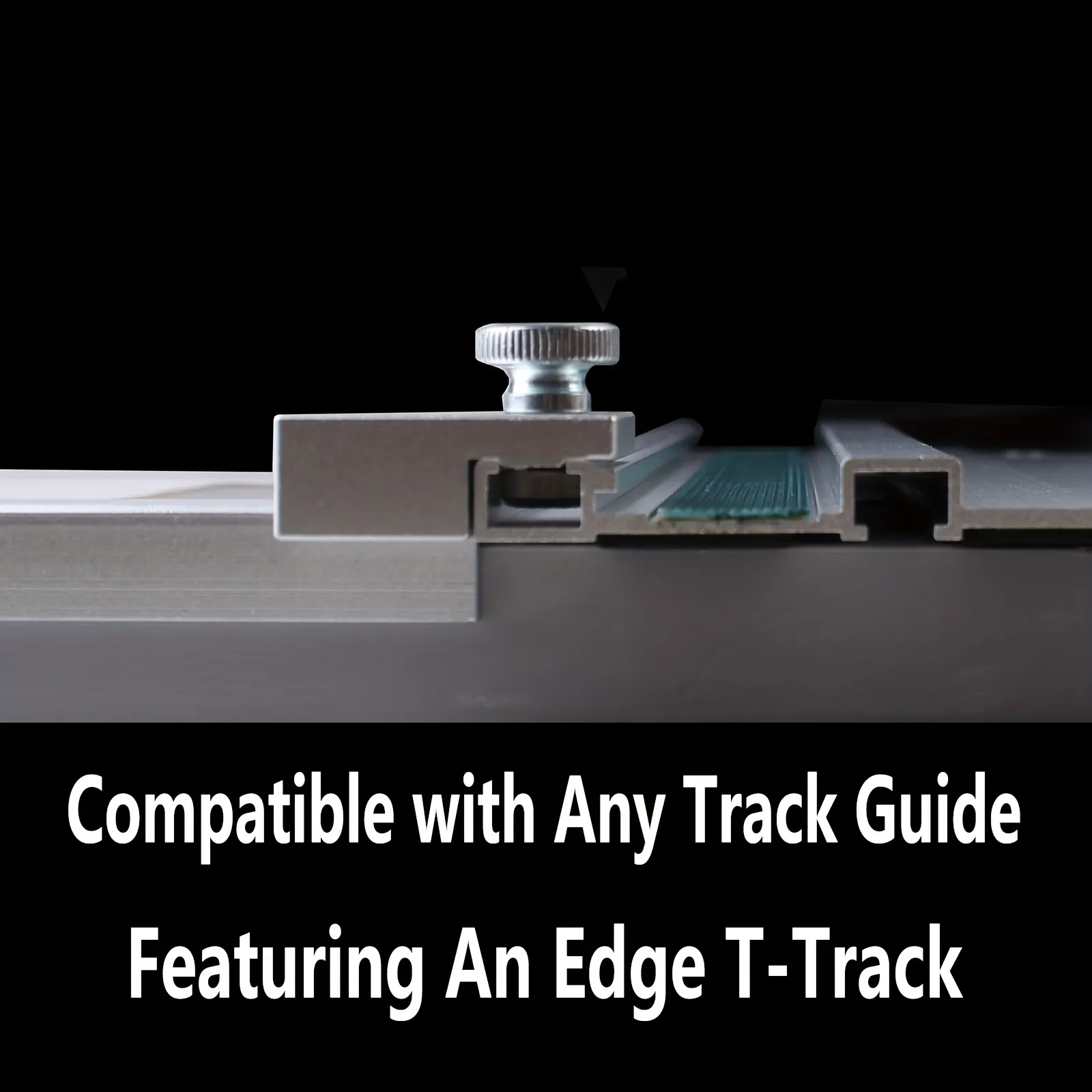 Aluminum Alloy Track Saw Square Guide 90 Degree Right Angle Compatible with T Track System for Track Saw Guide Rail Aluminum Alloy Track Saw Square Guide 90 Degree Right Angle Compatible with T Track System for Track Saw Guide Rail