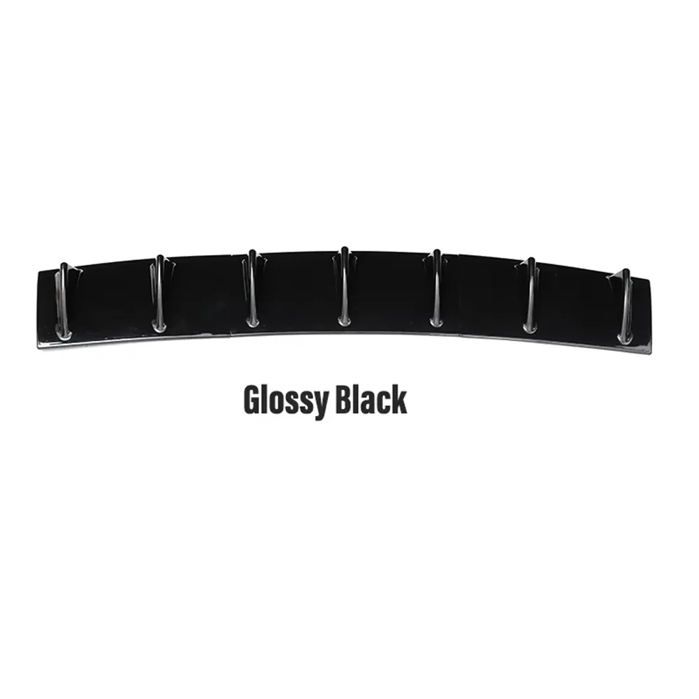 3pcs Set Spoiler General Shark Fin Kit Three-Section Universal Car Rear Bumper Lip 7-Fin Diffuser Anti-Collision for BMW E60 E46 E90 F10 for Audi A4 B8 A6