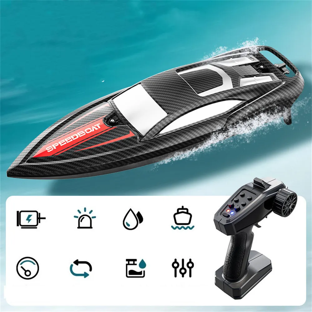 B3601 RTR 2.4G 30km/h RC Boat Waterproof Capsized Reset Ship High Speed Racing Remote Control Speedboat Vehicles Models Toys