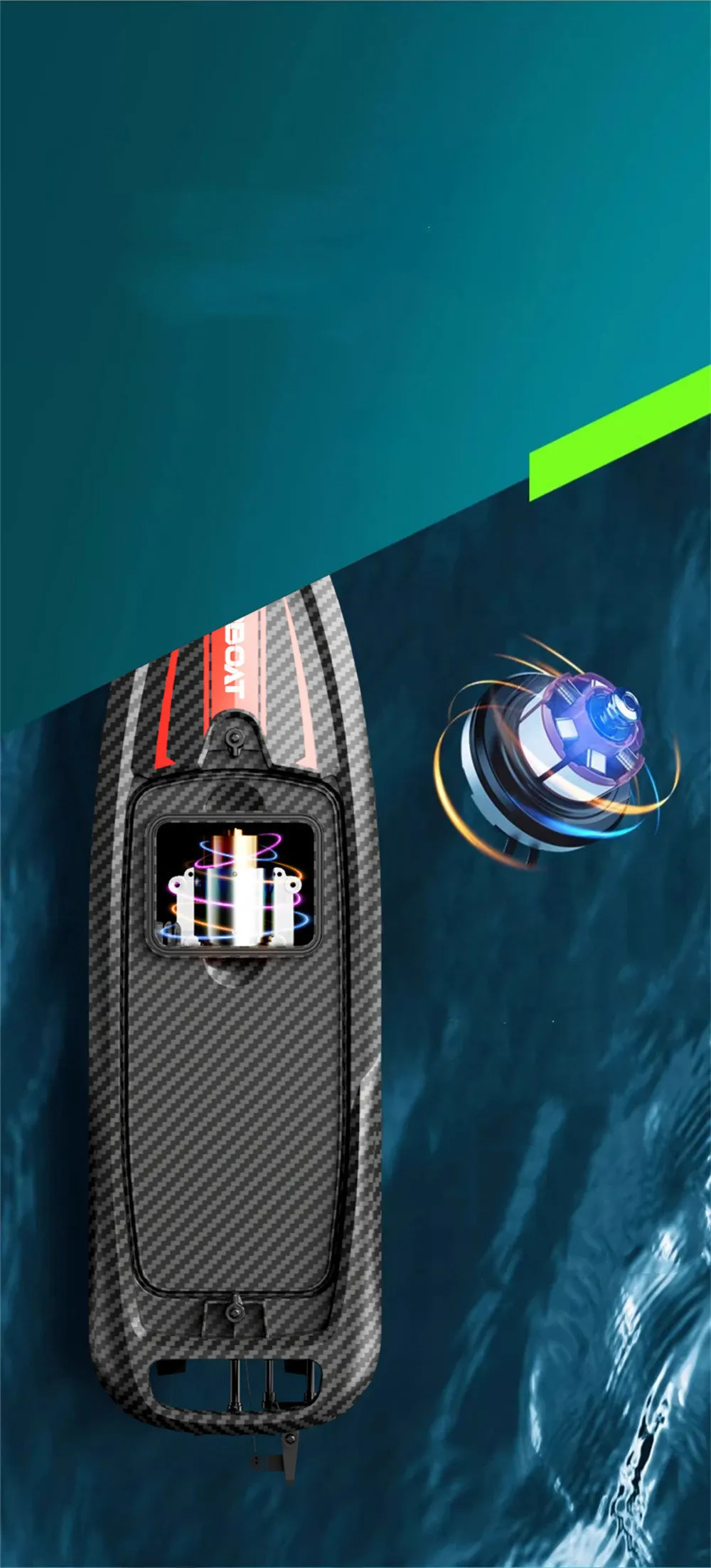 B3601 RTR 2.4G 30km/h RC Boat Waterproof Capsized Reset Ship High Speed Racing Remote Control Speedboat Vehicles Models Toys