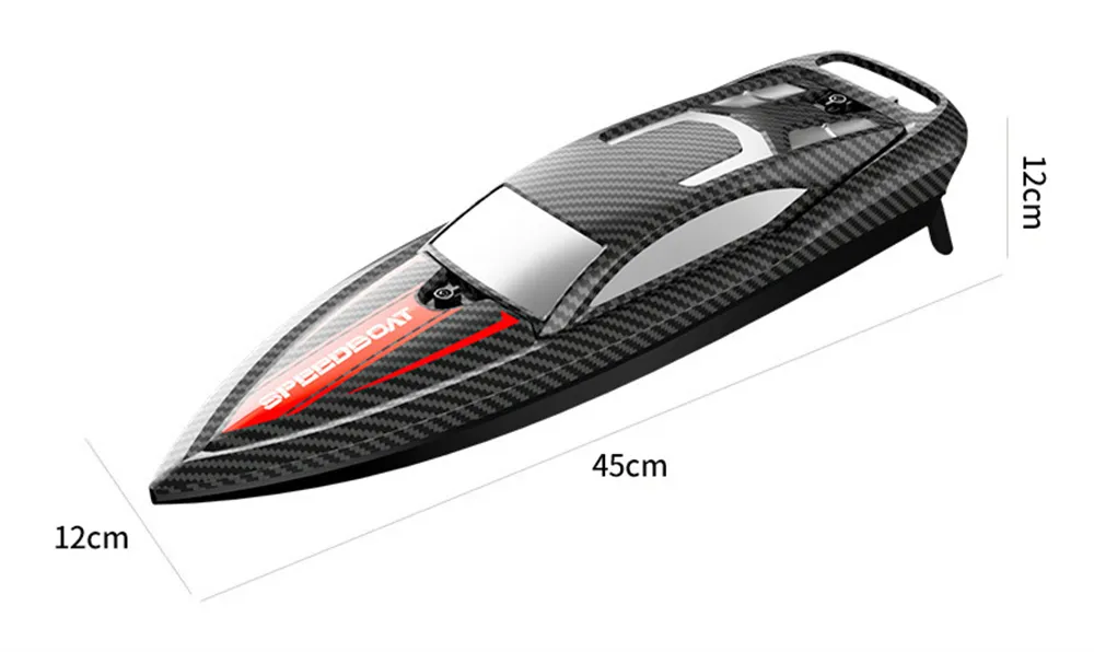 B3601 RTR 2.4G 30km/h RC Boat Waterproof Capsized Reset Ship High Speed Racing Remote Control Speedboat Vehicles Models Toys