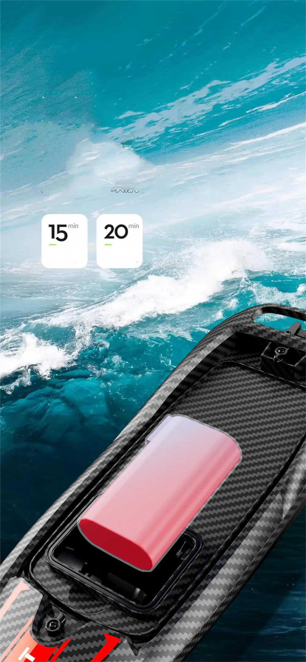 B3601 RTR 2.4G 30km/h RC Boat Waterproof Capsized Reset Ship High Speed Racing Remote Control Speedboat Vehicles Models Toys