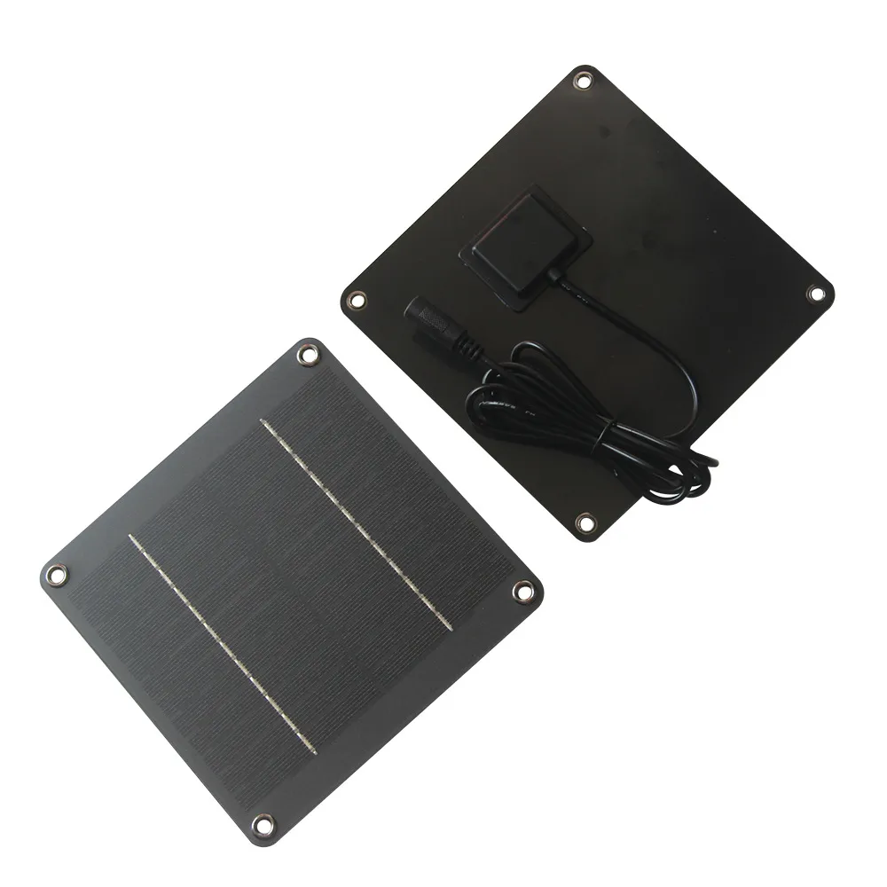 4W Monocrystalline Solar Panel 12V Portable Efficient Energy Conversion Outdoor Power Supply 5521 Connector for Garden Light Security Monitoring Charging 4W Monocrystalline Solar Panel 12V Portable Efficient Energy Conversion Outdoor Power Supply 5521 Connector for Garden Light Security Monitoring Charging