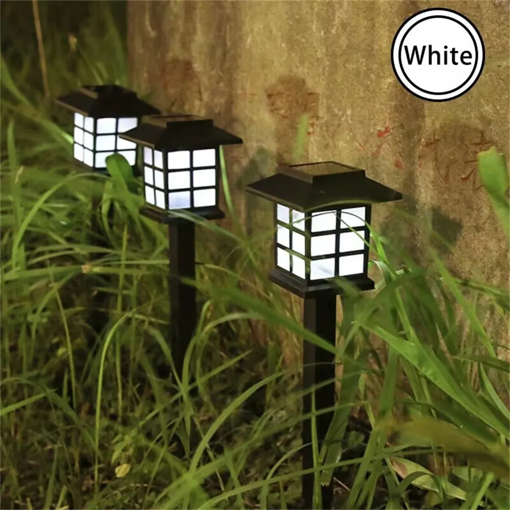 Elfeland LED Solar Pathway Lights Lawn Lamp Decoration for Outdoor Garden Yard Landscape Patio Driveway Walkway Lighting
