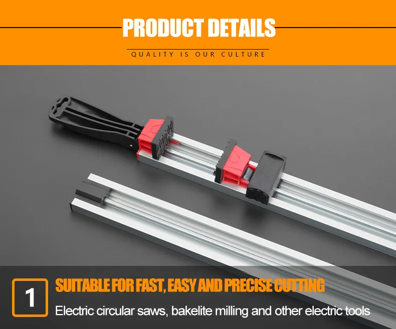 ENJOYWOOD 600mm/900mm Clamp Edge Saw Guide Router Trimming Guide Electric Circular Saw Cutting Machine Straight Guide for Quickcuts ENJOYWOOD 600mm/900mm Clamp Edge Saw Guide Router Trimming Guide Electric Circular Saw Cutting Machine Straight Guide for Quickcuts