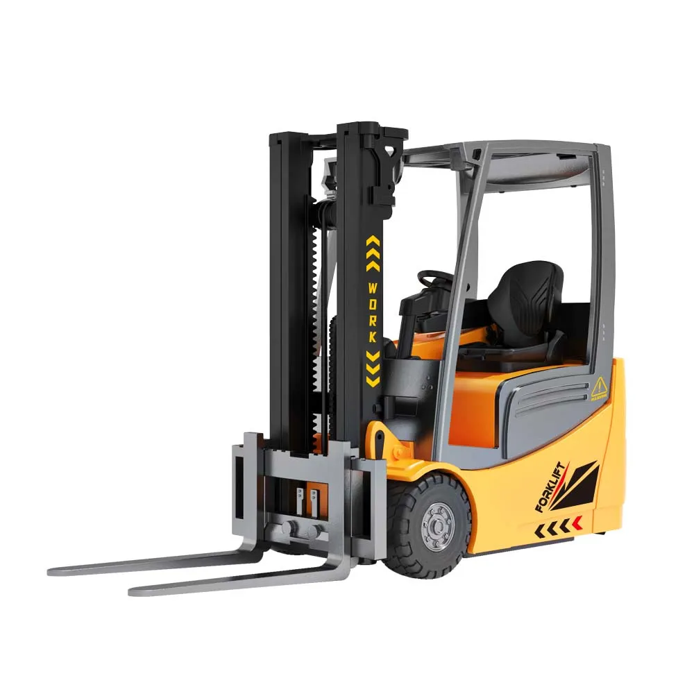 YD001 RTR 1/50 2.4G RC Car Forklift Truck Simulation Crane Loader Remote Controlled Full Direction Engineering Vehicle Desktop Toys Model Collection Gift For Boys