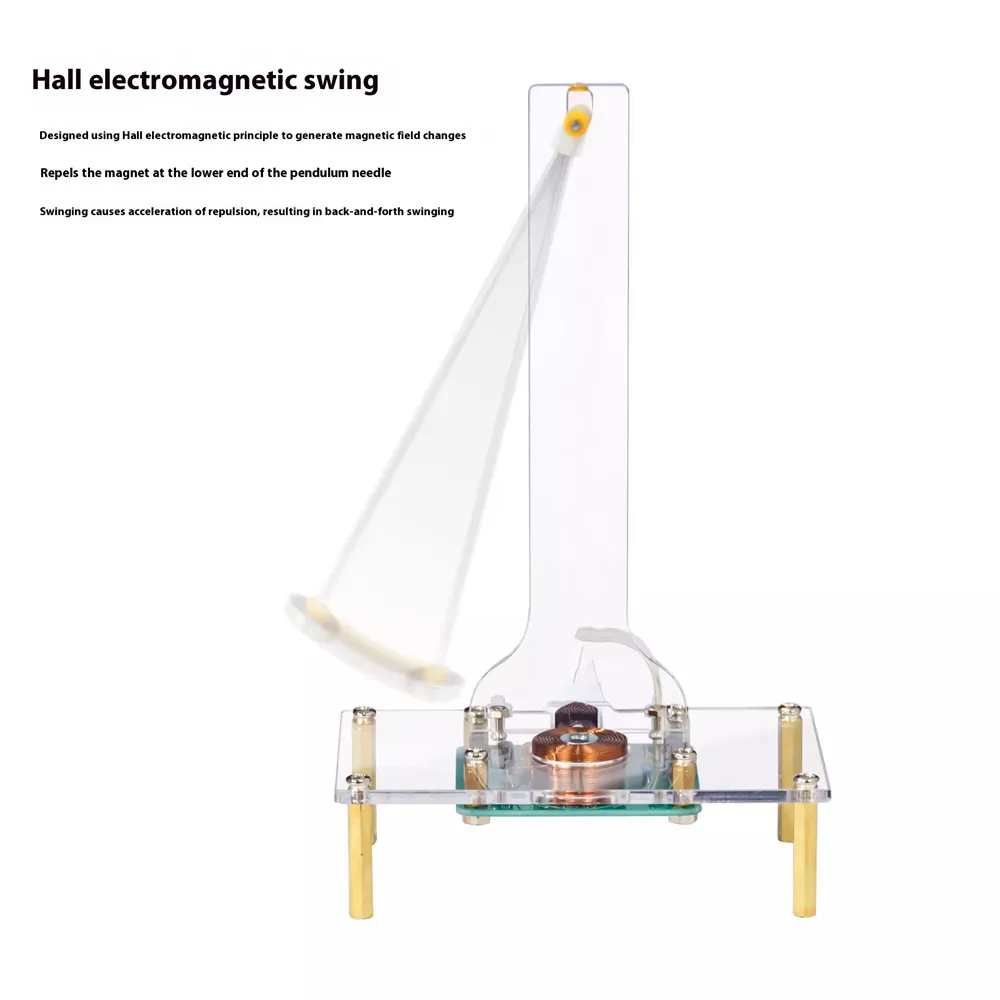 Electromagnetic Swing DIY Kit TJ-56-678 Hall Effect Sensor DC 5V Educational Science Experiment Electromagnetism Assembly Model Perfect for STEM Projects Electromagnetic Swing DIY Kit TJ-56-678 Hall Effect Sensor DC 5V Educational Science Experiment Electromagnetism Assembly Model Perfect for STEM Projects