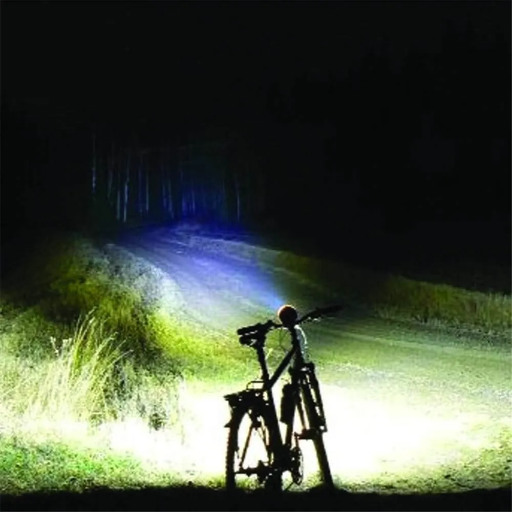 Bicycle Handlebar Light Bracket 360 Degree Rotatable Bike Lamp Holder LED Flashlight Plastic Clip Bike Light Mount Bracket