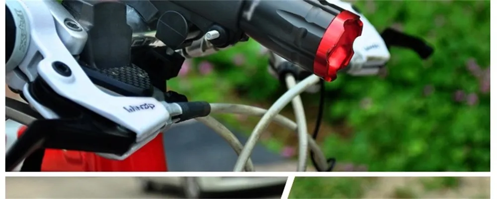 Bicycle Handlebar Light Bracket 360 Degree Rotatable Bike Lamp Holder LED Flashlight Plastic Clip Bike Light Mount Bracket