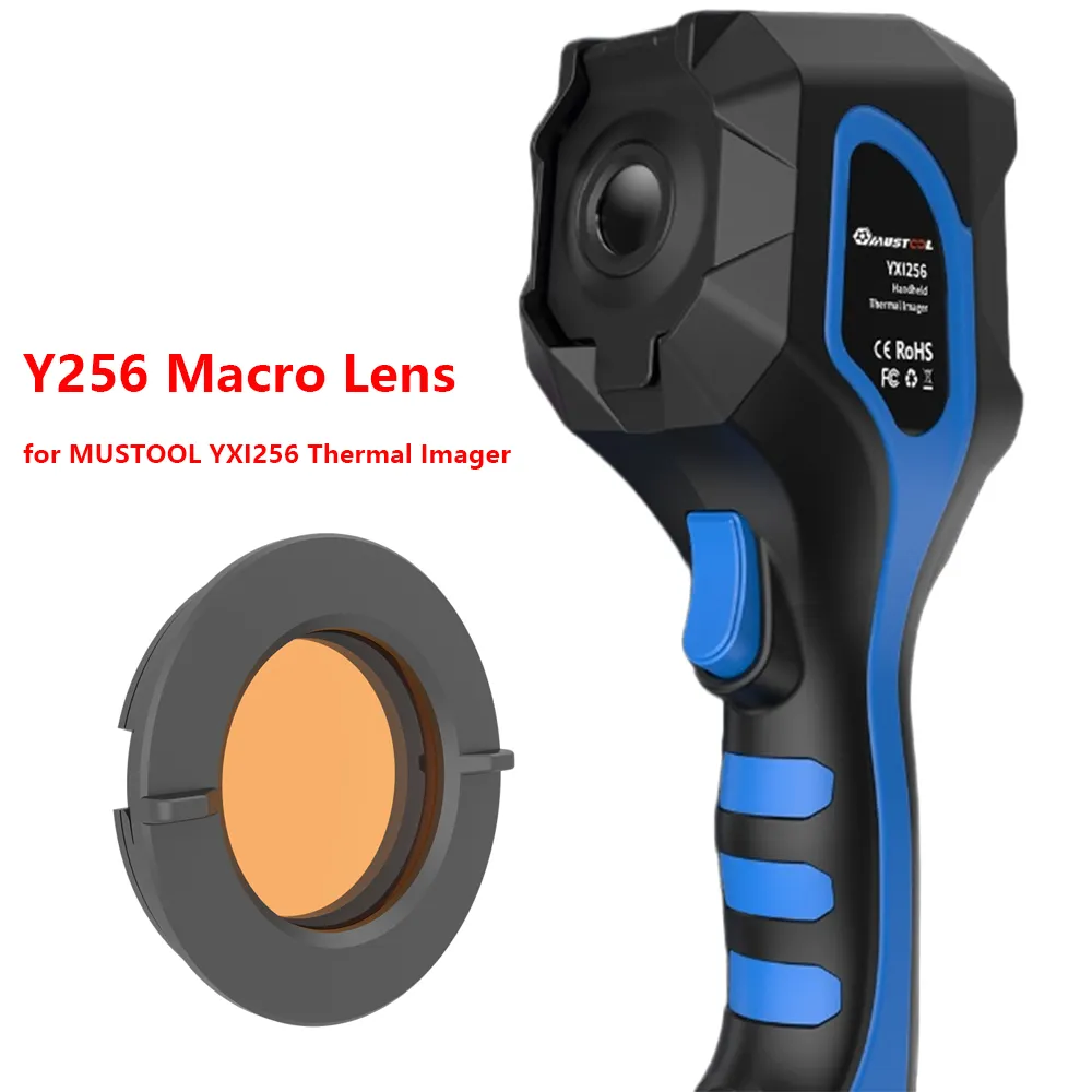 Y256 Macro Lens For MUSTOOL YXI256 Thermal Imager High Precision Close-Up Lens Enhanced Detail Capture Lightweight Attachment Y256 Macro Lens For MUSTOOL YXI256 Thermal Imager High Precision Close-Up Lens Enhanced Detail Capture Lightweight Attachment