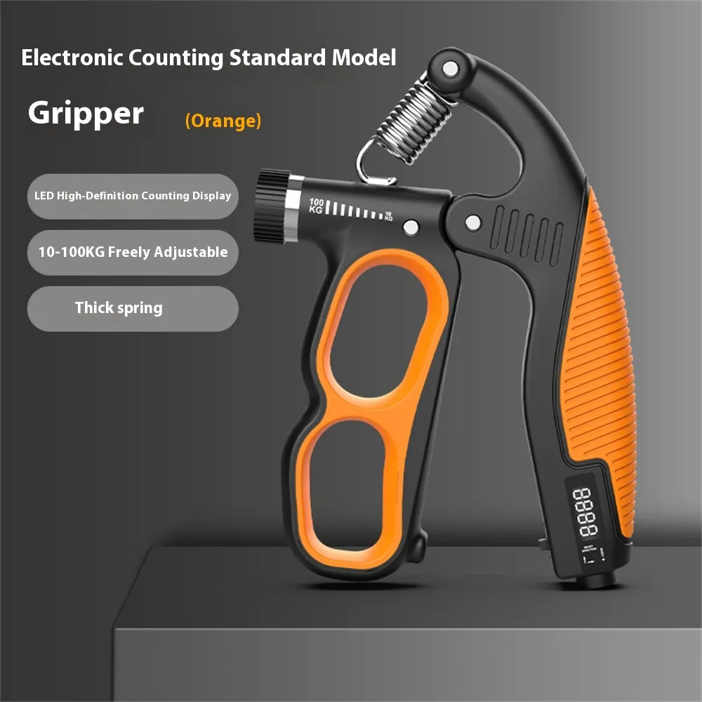 KALOAD 10-100kg Electronic Counting Hand Grip Strengthener Adjustable Muscle Recovery Fitness Hand Strength Exercise KALOAD 10-100kg Electronic Counting Hand Grip Strengthener Adjustable Muscle Recovery Fitness Hand Strength Exercise