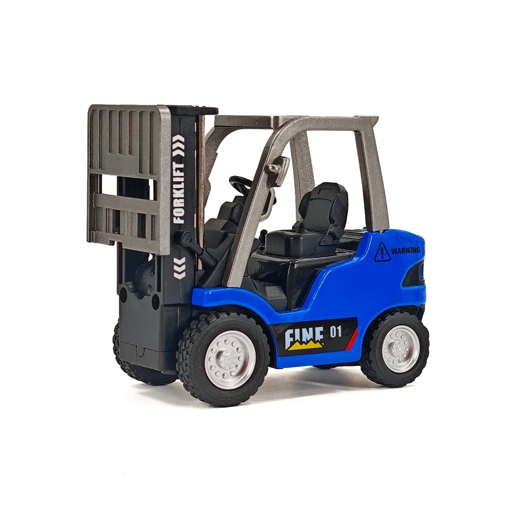 TRASPED HG4-244 RTR 1/64 2.4G Mini RC Car Alloy Forklift with Trailer Remote Control LED Light Sound Engineering Vehicle Desktop Toys Model Collection Gift For Boys TRASPED HG4-244 RTR 1/64 2.4G Mini RC Car Alloy Forklift with Trailer Remote Control LED Light Sound Engineering Vehicle Desktop Toys Model Collection Gift For Boys