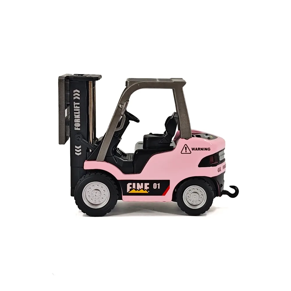 TRASPED HG4-244 RTR 1/64 2.4G Mini RC Car Alloy Forklift with Trailer Remote Control LED Light Sound Engineering Vehicle Desktop Toys Model Collection Gift For Boys TRASPED HG4-244 RTR 1/64 2.4G Mini RC Car Alloy Forklift with Trailer Remote Control LED Light Sound Engineering Vehicle Desktop Toys Model Collection Gift For Boys