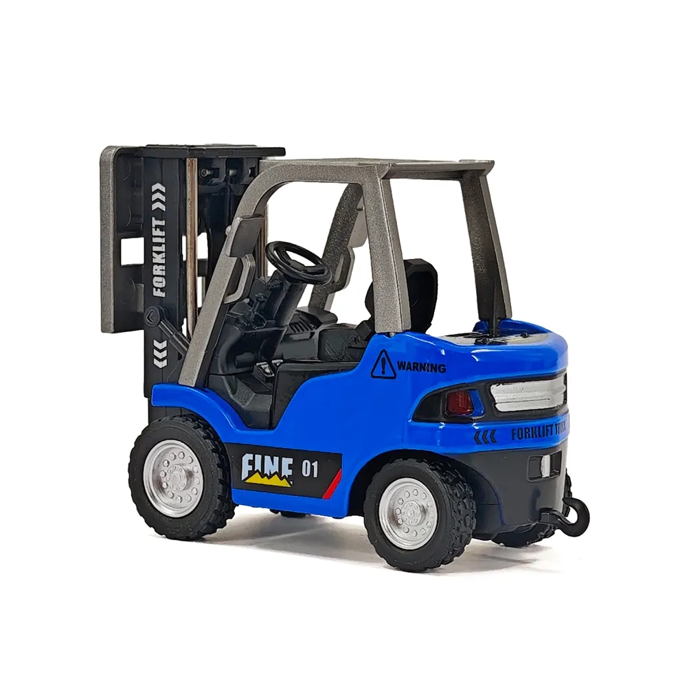 TRASPED HG4-244 RTR 1/64 2.4G Mini RC Car Alloy Forklift with Trailer Remote Control LED Light Sound Engineering Vehicle Desktop Toys Model Collection Gift For Boys TRASPED HG4-244 RTR 1/64 2.4G Mini RC Car Alloy Forklift with Trailer Remote Control LED Light Sound Engineering Vehicle Desktop Toys Model Collection Gift For Boys