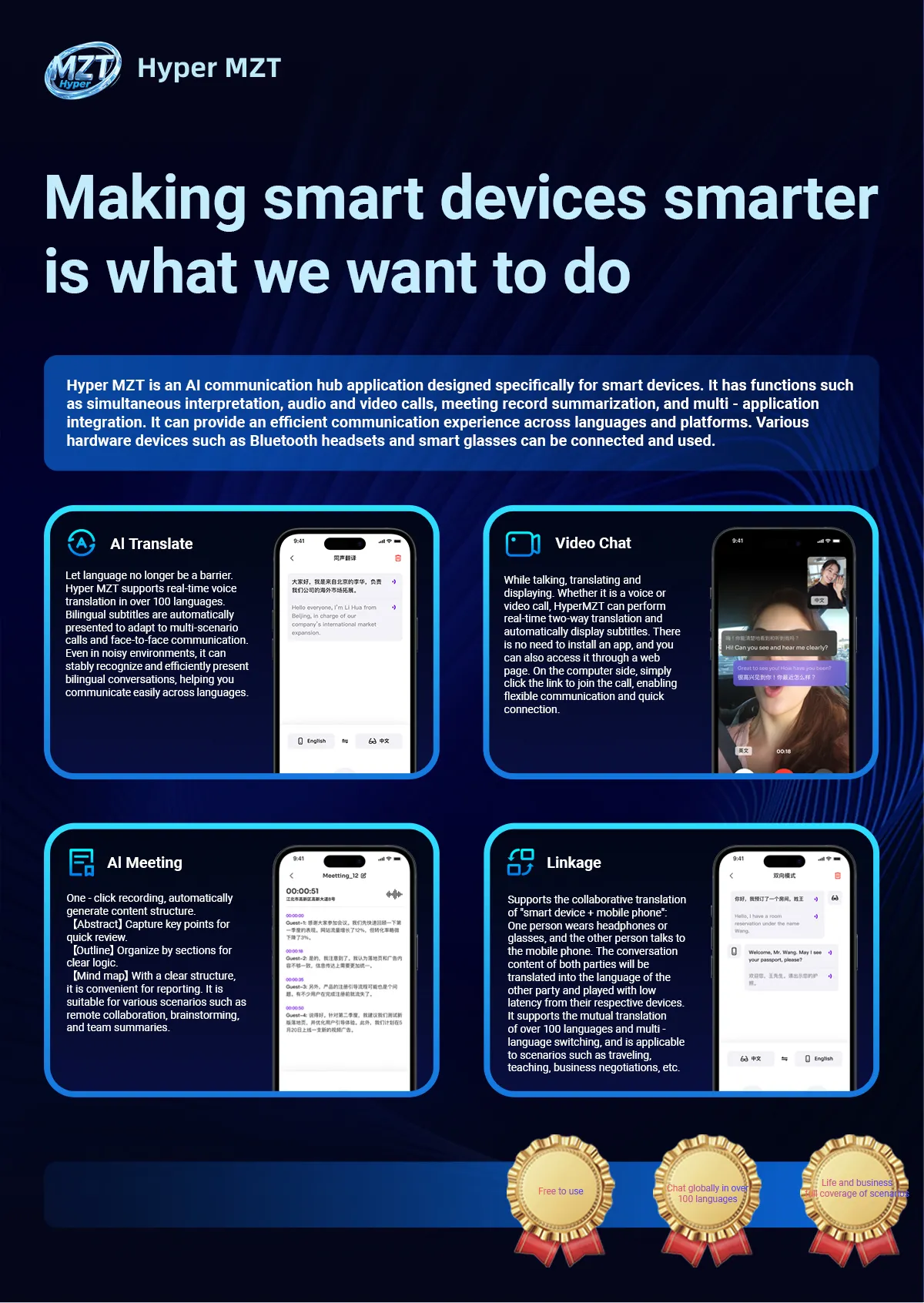 Bakeey F16 AI bluetooth 5.4 Glasses Real Time Translation 100 Languages Music Calling Type-C Charging Anti Blue Light UV Protection Touch Control Dual Motherboard Design Smart Glasses Bakeey F16 AI bluetooth 5.4 Glasses Real Time Translation 100 Languages Music Calling Type-C Charging Anti Blue Light UV Protection Touch Control Dual Motherboard Design Smart Glasses