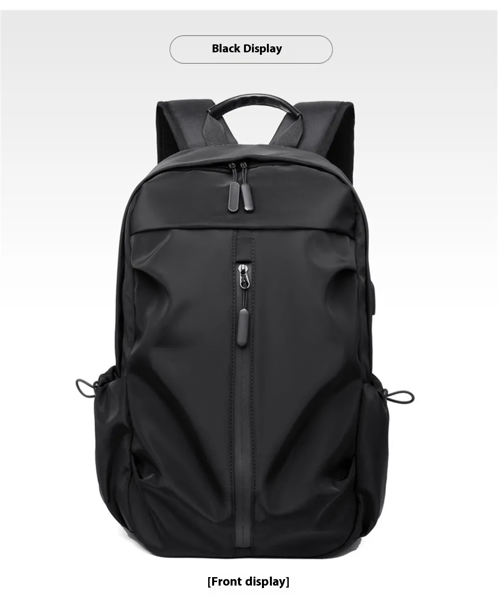 19'' Portable Waterproof Men's Backpack with USB Port Lightweight Large Capacity Outdoor Travel Bag Casual Student Backpack 19'' Portable Waterproof Men's Backpack with USB Port Lightweight Large Capacity Outdoor Travel Bag Casual Student Backpack