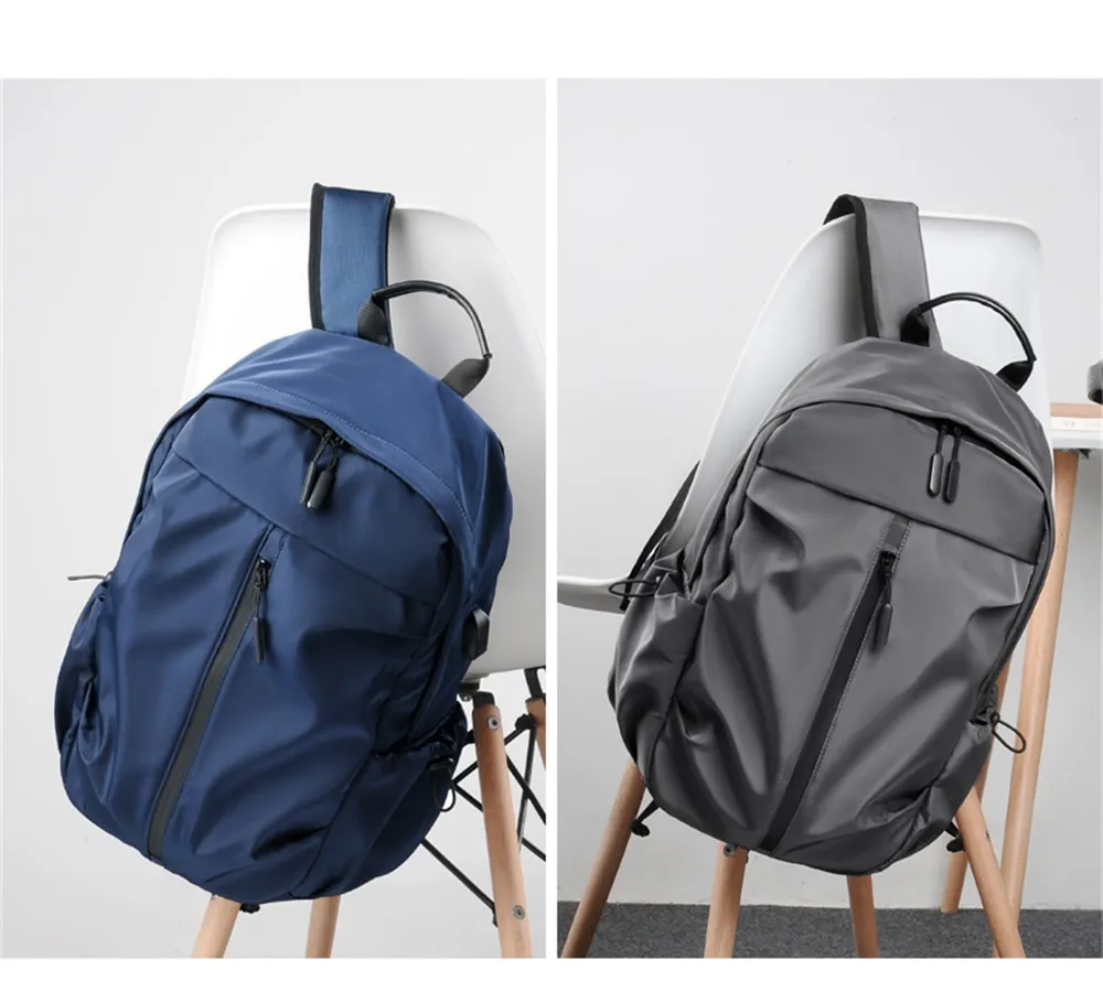 19'' Portable Waterproof Men's Backpack with USB Port Lightweight Large Capacity Outdoor Travel Bag Casual Student Backpack 19'' Portable Waterproof Men's Backpack with USB Port Lightweight Large Capacity Outdoor Travel Bag Casual Student Backpack