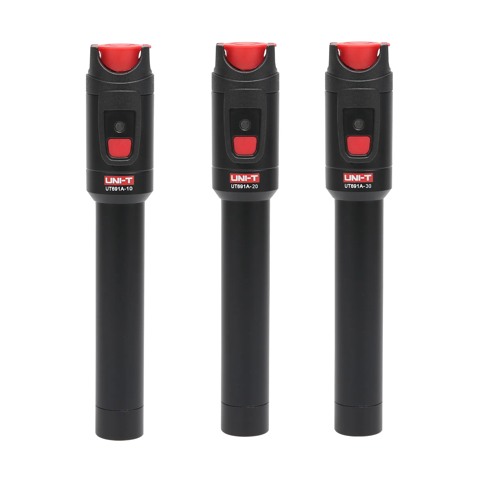 UNI-T UT691A Series Fiber Optic Cable Tester Visual Fault Locator Red Laser Universal 25mm Connector Compact Portable Rechargeable Battery