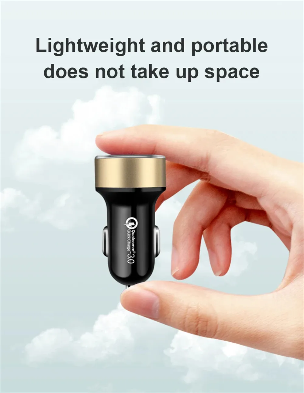 38W Car Charger PD+USB QC3.0 Quick Charging Phone Charger 12V -24V Lighter Socket with LED Voltmeter Display 38W Car Charger PD+USB QC3.0 Quick Charging Phone Charger 12V -24V Lighter Socket with LED Voltmeter Display