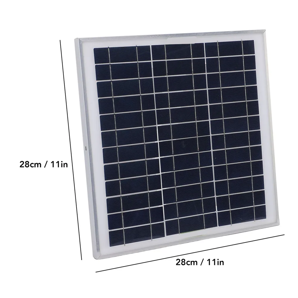 100W Solar Panel Kit Aluminum Frame Polycrystalline Cells 12V Off-Grid Power System MPPT Controller USB RV Boat Caravan Outdoor