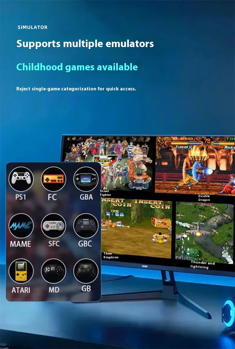 128G TV Game Stick Kit Built-in 40000+ Games 4K HD Retro Television Gaming Console Wireless 2.4GHz Controller Support HD Output PS1 MAME MD GBA SFC FC Multiplayer for TV 128G TV Game Stick Kit Built-in 40000+ Games 4K HD Retro Television Gaming Console Wireless 2.4GHz Controller Support HD Output PS1 MAME MD GBA SFC FC Multiplayer for TV