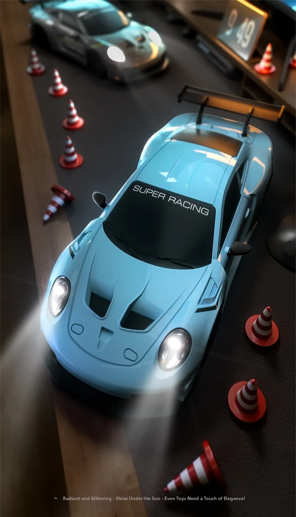 2502A RTR 1/20 2.4G 4WD Drift RC Car Mini LED Light Remote Control High Speed On-Road Racing Vehicle Model Boys Gifts Toys