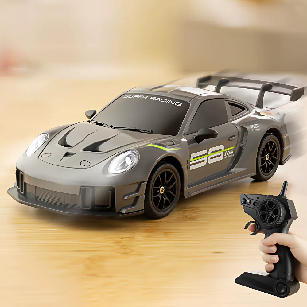 2502A RTR 1/20 2.4G 4WD Drift RC Car Mini LED Light Remote Control High Speed On-Road Racing Vehicle Model Boys Gifts Toys