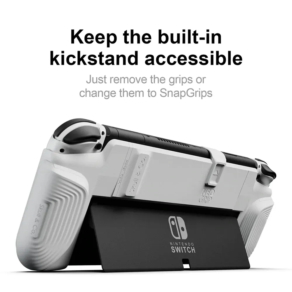 for Nintendo Switch OLED Handle Grip Case Protective Cover 3 Interchangeable Grips Ergonomic Lightweight Portable Game Console Accessory for Nintendo Switch OLED Handle Grip Case Protective Cover 3 Interchangeable Grips Ergonomic Lightweight Portable Game Console Accessory