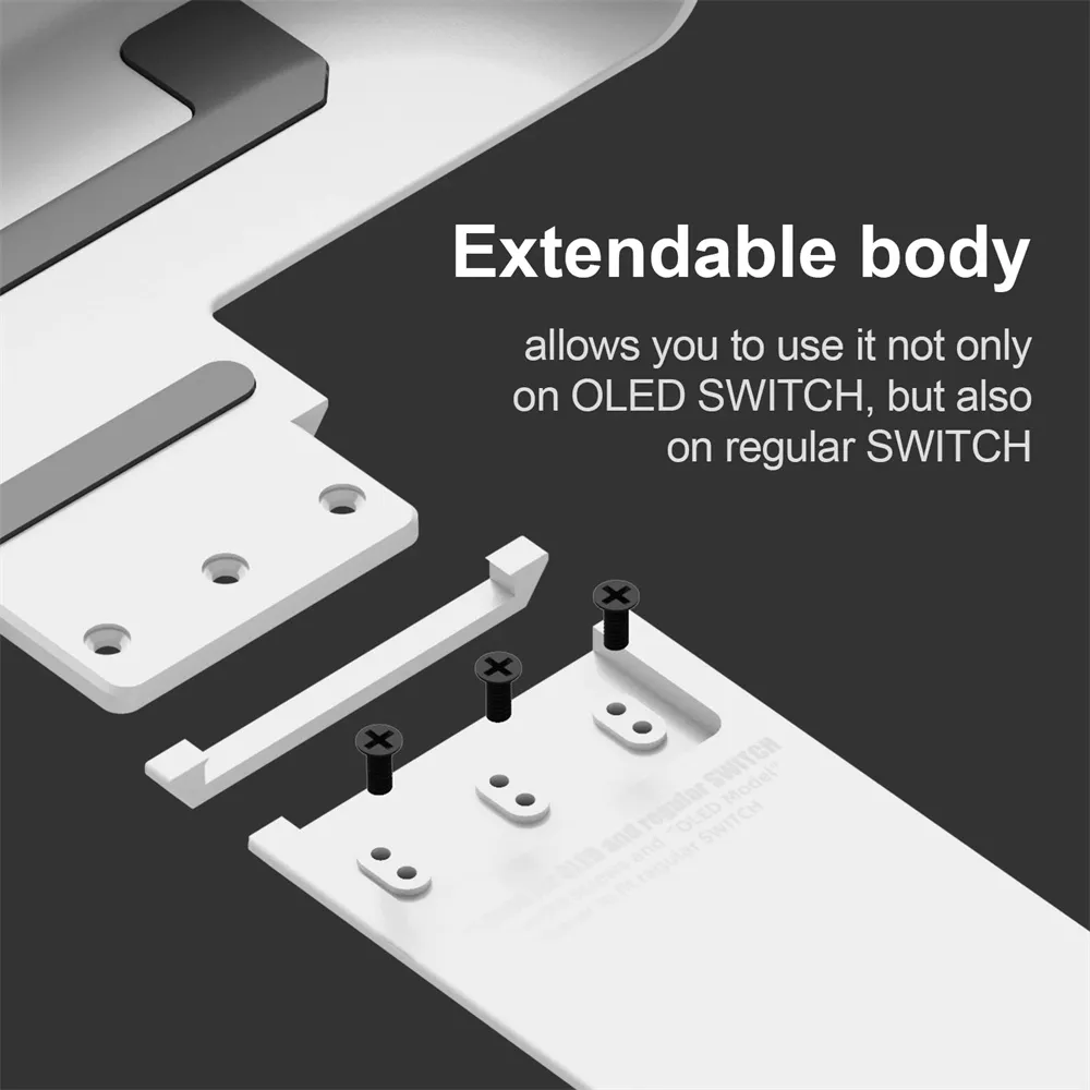 for Nintendo Switch OLED Handle Grip Case Protective Cover 3 Interchangeable Grips Ergonomic Lightweight Portable Game Console Accessory for Nintendo Switch OLED Handle Grip Case Protective Cover 3 Interchangeable Grips Ergonomic Lightweight Portable Game Console Accessory