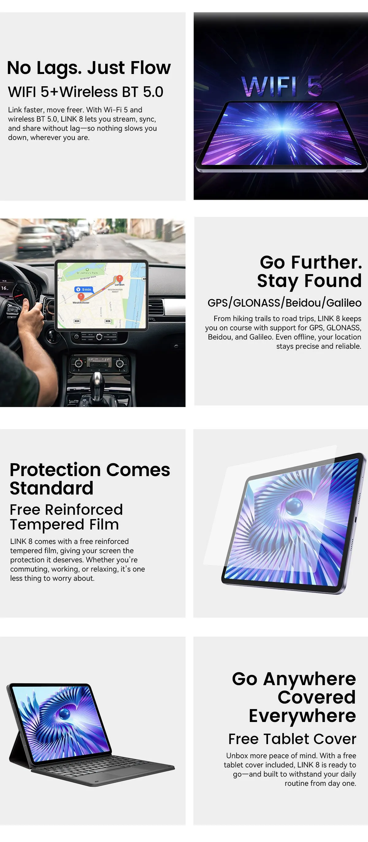 Blackview LINK 8 Mediatek G100 Octa Core 6GB/8GB RAM 256GB ROM 12.7 Inch 2K 90Hz Face Unlock Android 15 Tablet PC Blackview LINK 8 Mediatek G100 Octa Core 6GB/8GB RAM 256GB ROM 12.7 Inch 2K 90Hz Face Unlock Android 15 Tablet PC