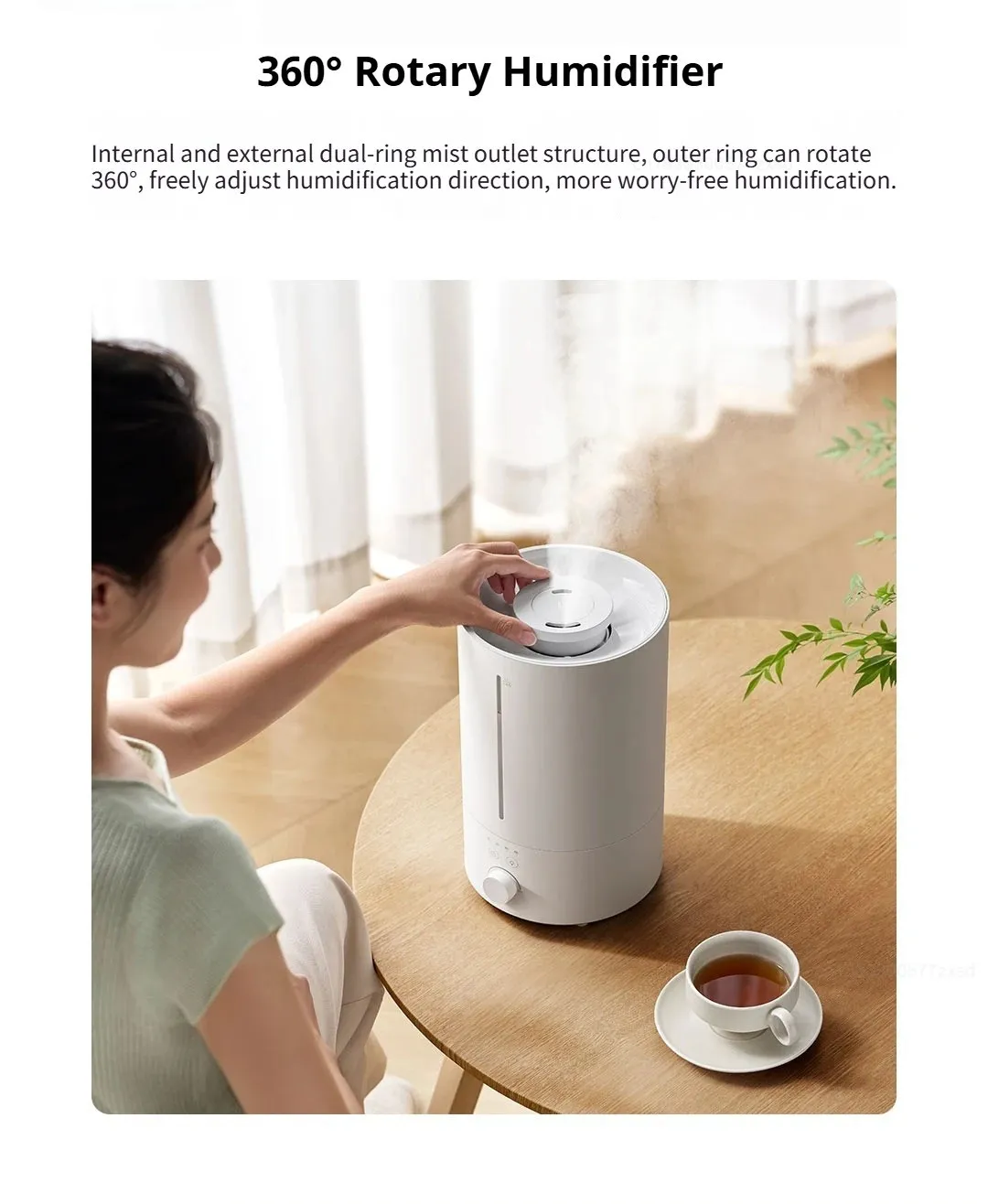 Xiaomi Mijia Humidifier 3 350mL/h Humidification 4.5 L Large Capacity Double Mist Maker for Home Office Humidificador Purifier Xiaomi Mijia Humidifier 3 350mL/h Humidification 4.5 L Large Capacity Double Mist Maker for Home Office Humidificador Purifier