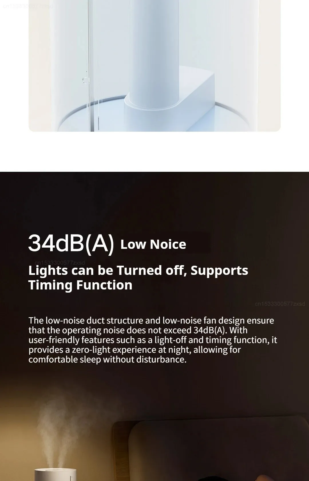Xiaomi Mijia Humidifier 3 350mL/h Humidification 4.5 L Large Capacity Double Mist Maker for Home Office Humidificador Purifier Xiaomi Mijia Humidifier 3 350mL/h Humidification 4.5 L Large Capacity Double Mist Maker for Home Office Humidificador Purifier