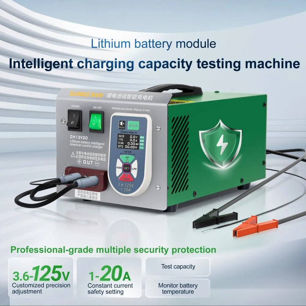 Lithium Battery Pack Charger CH12V20 Intelligent CNC 2.5KW Adjustable Voltage 3.6V-125V Current 1-20A Fast Charging Li-ion LiFePO4 Systems Lithium Battery Pack Charger CH12V20 Intelligent CNC 2.5KW Adjustable Voltage 3.6V-125V Current 1-20A Fast Charging Li-ion LiFePO4 Systems