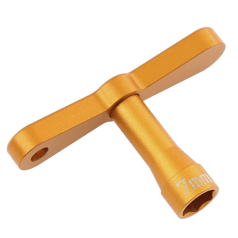 RC Car Aluminum Hex Socket Wrench 7mm Wheel Nut Driver M4 Vehicle Models Tire Removal Tool