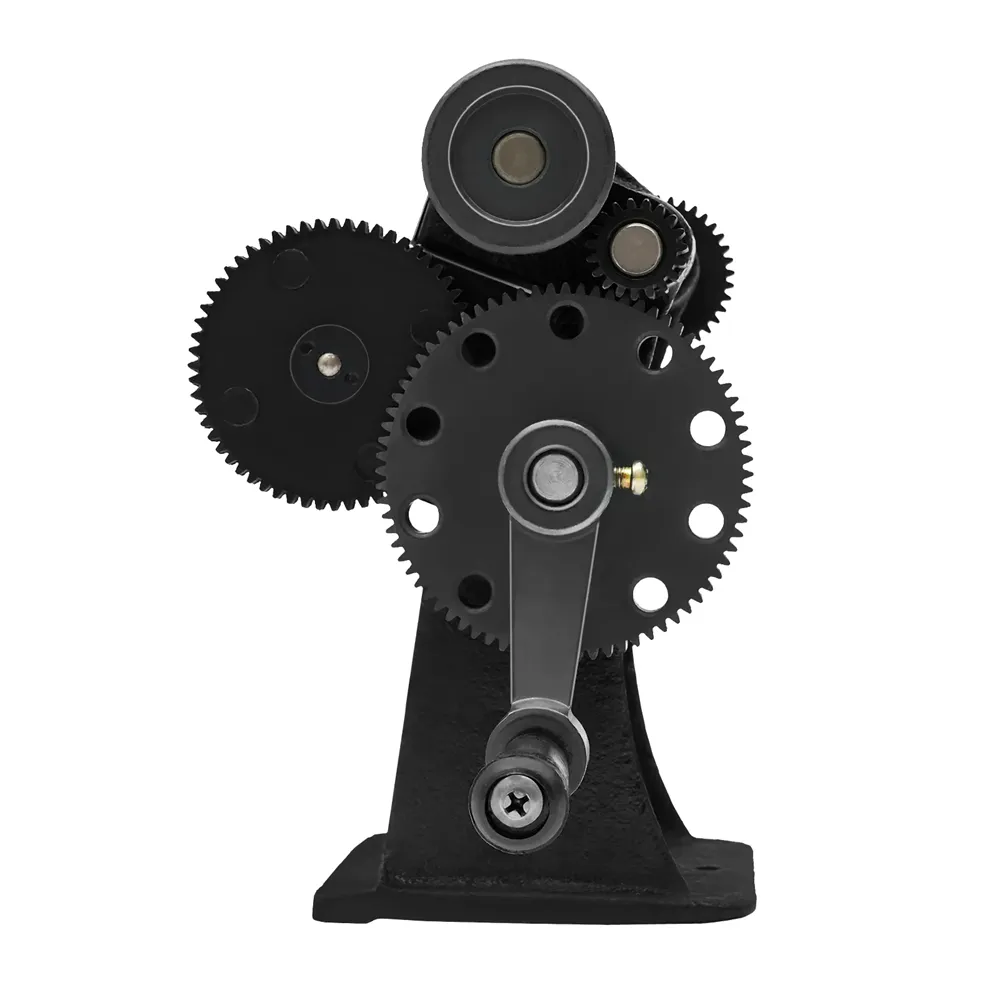 Manual Coil Winder Counter Machine Cast Iron Frame Steel Gear Wire Diameter 02-26mm Mechanical Winding Tool Reliable Compact Design