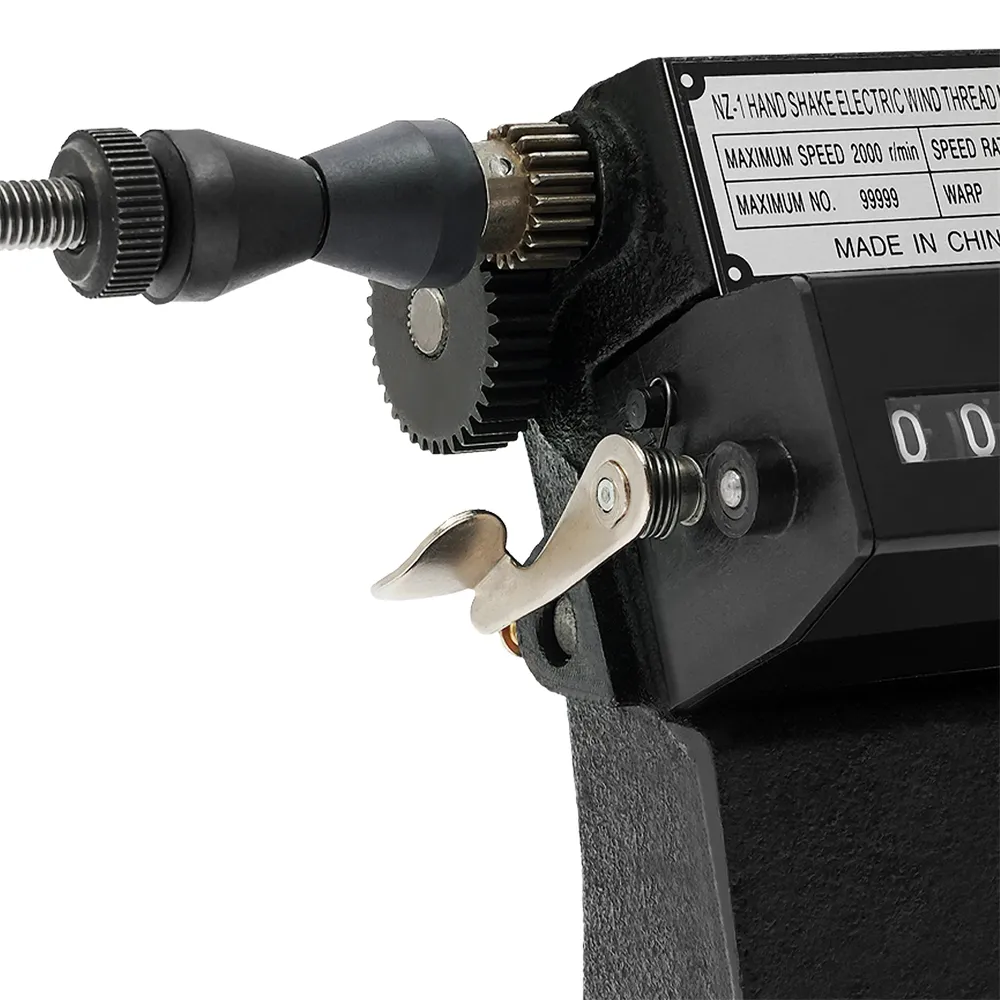 Manual Coil Winder Counter Machine Cast Iron Frame Steel Gear Wire Diameter 02-26mm Mechanical Winding Tool Reliable Compact Design