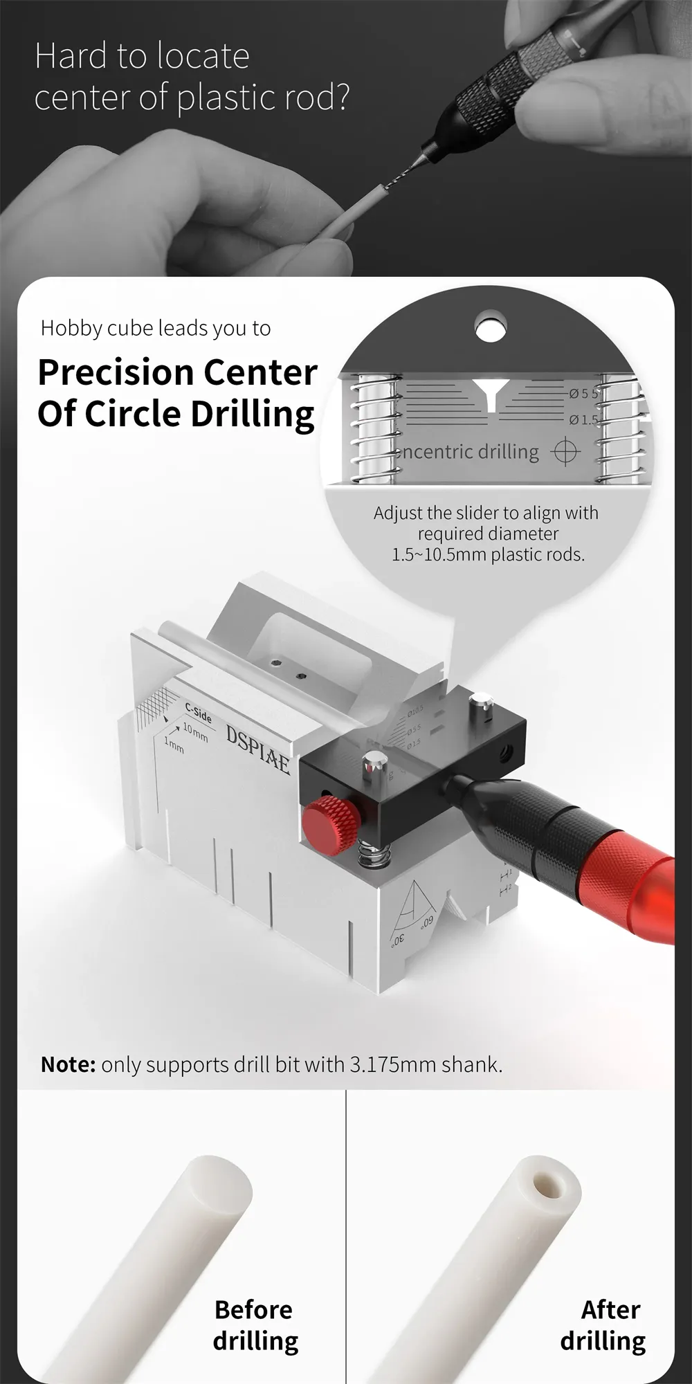 DSPIAE AT-AP Multifunctional Assistance Platform Aluminum Alloy High Precision Cutting Tool Hobby Model Making Assembly Craft Tool DSPIAE AT-AP Multifunctional Assistance Platform Aluminum Alloy High Precision Cutting Tool Hobby Model Making Assembly Craft Tool