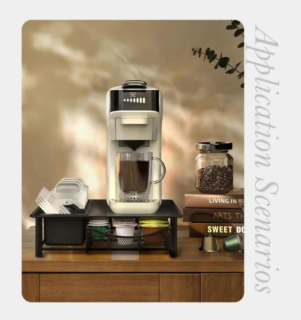 HiBREW Coffee Capsule Holder Drawer Organizer Compatible with NS DG K-Cup Capsules 20 Pods Storage Rack for H1B H2B Model