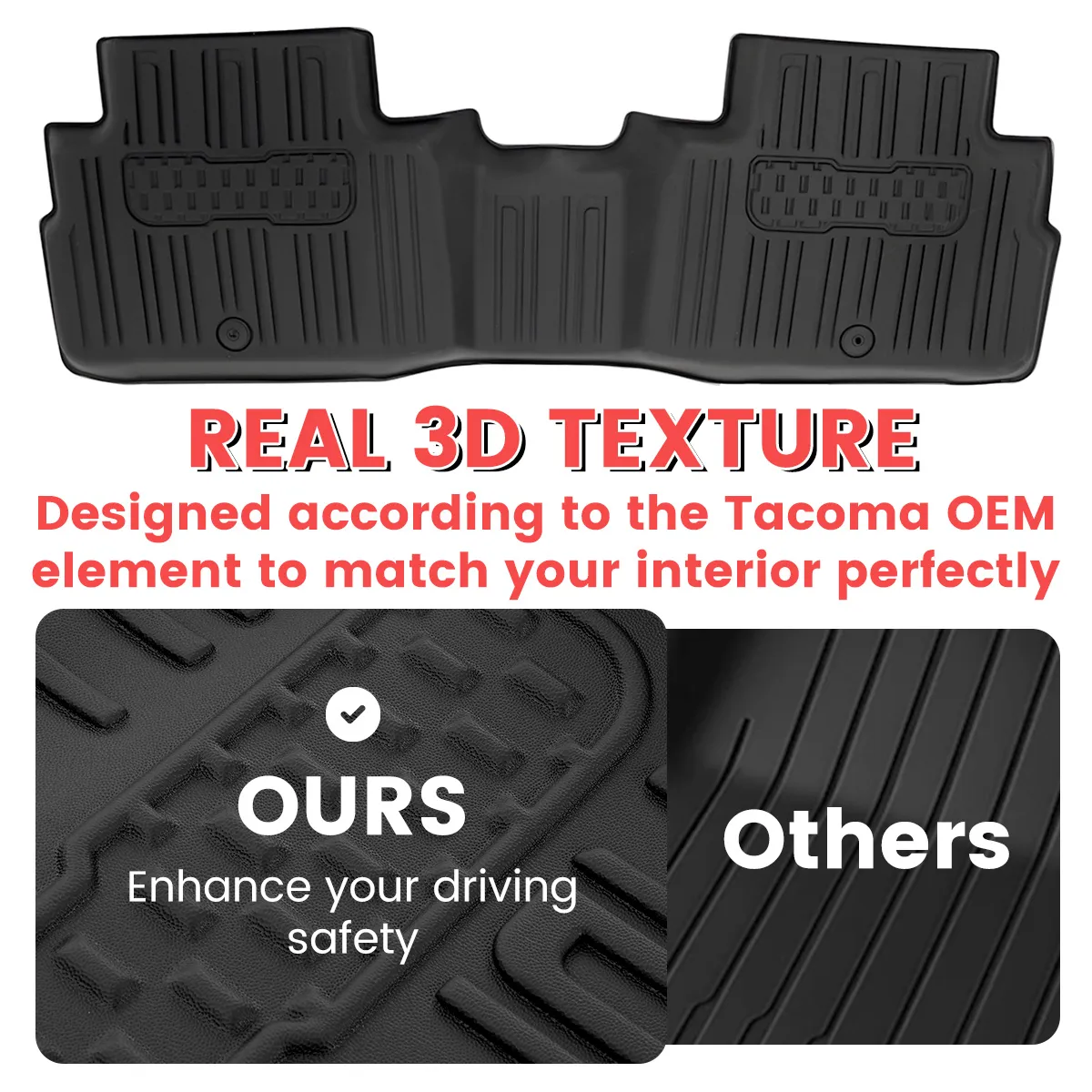 Floor Mats Set For Kia Telluride 2020-2025 Cargo Liner TPE Material All Weather Protection 7 8 Passenger Fit Car Accessories Seat Back Covers Full Coverage