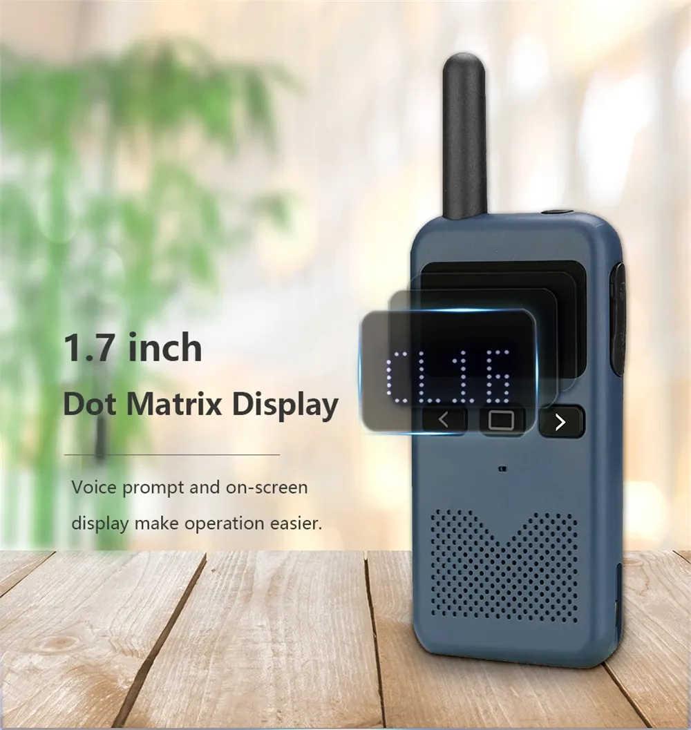 Retevis RB19 FRS RB619 PMR Walkie Talkie Portable Two Way Radio Type C USB Rechargeable for Hands Free Lightweight Compact Radio