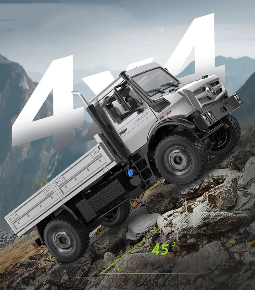 Double Eagle Double E H6002 1/20 2.4G 4WD Unimog RC Car Full Scale Climbing Off-Road Vehicle Models Double Eagle Double E H6002 1/20 2.4G 4WD Unimog RC Car Full Scale Climbing Off-Road Vehicle Models