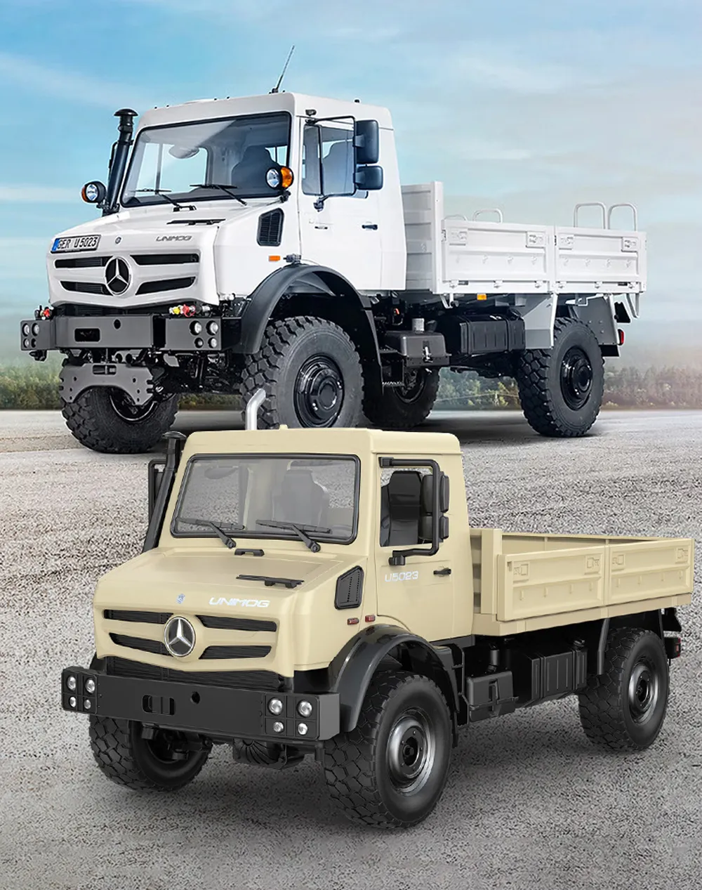 Double Eagle Double E H6002 1/20 2.4G 4WD Unimog RC Car Full Scale Climbing Off-Road Vehicle Models Double Eagle Double E H6002 1/20 2.4G 4WD Unimog RC Car Full Scale Climbing Off-Road Vehicle Models