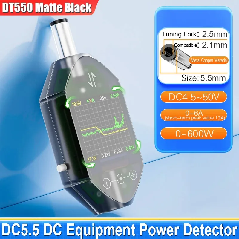ATORCH DT550 Digital Voltage Current Tester DC4.5-50V Max 12A 600W Power Capacity Meter High Precision Energy Monitoring Device ATORCH DT550 Digital Voltage Current Tester DC4.5-50V Max 12A 600W Power Capacity Meter High Precision Energy Monitoring Device
