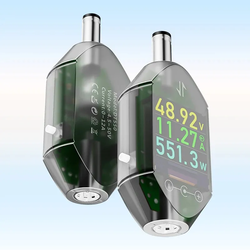 ATORCH DT550 Digital Voltage Current Tester DC4.5-50V Max 12A 600W Power Capacity Meter High Precision Energy Monitoring Device ATORCH DT550 Digital Voltage Current Tester DC4.5-50V Max 12A 600W Power Capacity Meter High Precision Energy Monitoring Device