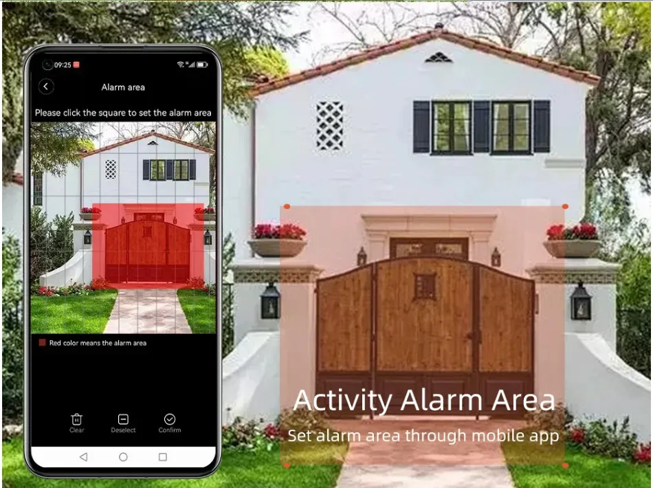 Guudgo 6MP Triple Lens Security Camera Wireless Outdoor WiFi 360° View 10X Zoom Color Night Vision Human Detect 2 Way Audio IP66 Waterproof CCTV Cameras Guudgo 6MP Triple Lens Security Camera Wireless Outdoor WiFi 360° View 10X Zoom Color Night Vision Human Detect 2 Way Audio IP66 Waterproof CCTV Cameras